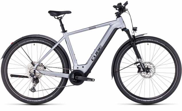 CUBE 24 Nuride Hybrid EXC 750 Allroad Herren 62cm | polarsilver n black