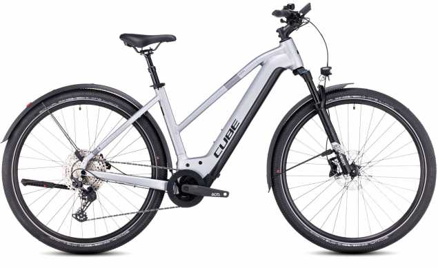 CUBE 24 Nuride Hybrid EXC 750 Allroad Trapez 54cm | polarsilver n black