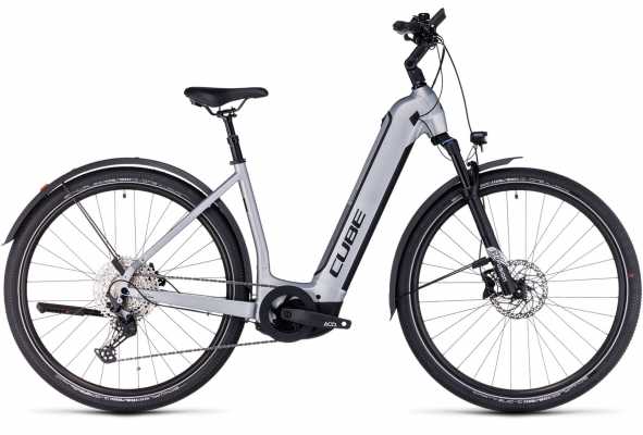 CUBE 24 Nuride Hybrid EXC 750 Allroad Wave 46cm | polarsilver n black