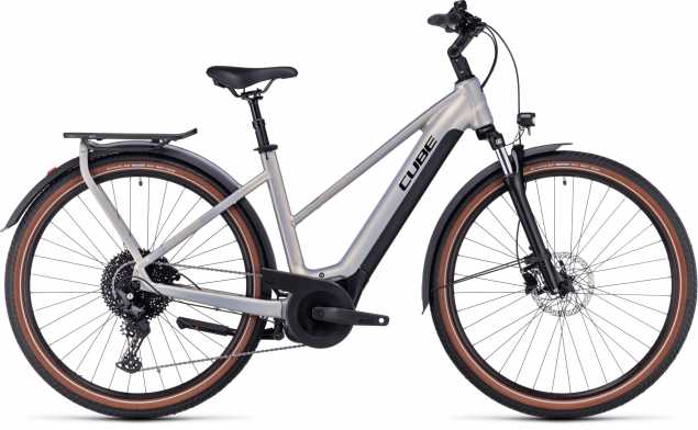 CUBE 24 Touring Hybrid Pro 625 Trapez 50cm | pearlysilver n black