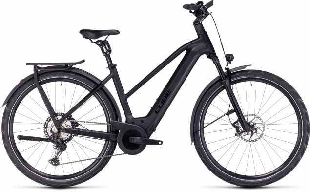 CUBE 24 Kathmandu Hybrid SLT 750 Trapez 54cm | black n metal