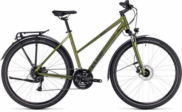 CUBE 23 Nature Allroad Trapez 54cm | shinymoss n black