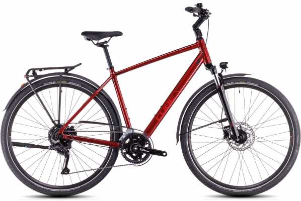 CUBE 25 Touring Pro Herren 62cm | maroon n pearl