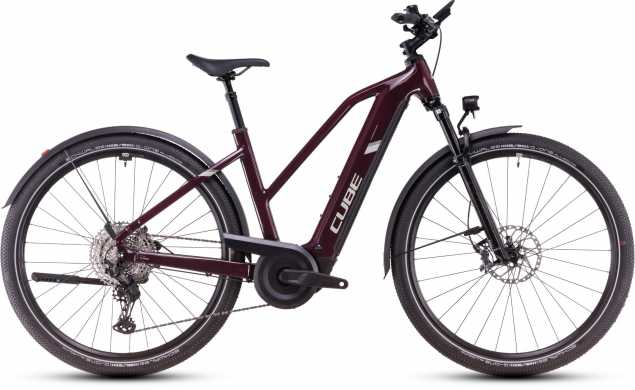 CUBE 25 Nuride Hybrid SLX Allroad 800 Trapez 58cm | amarone n lunar