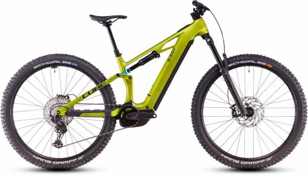 CUBE 25 Stereo Hybrid ONE44 HPC Race 800 29" XL | flashlime n blue