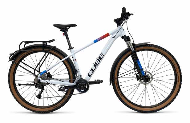 CUBE Aim SLX 29" Street 18" | white n blue n red